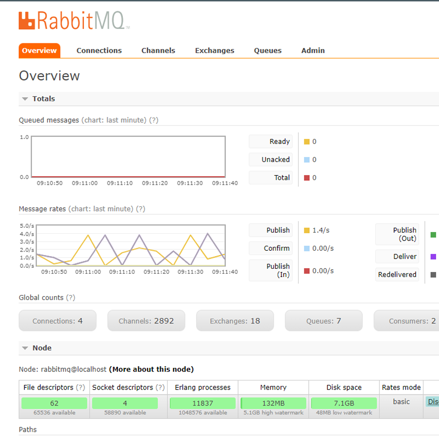 Incoming messages in RabbitMQ